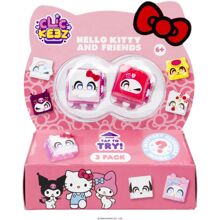 HELLO KITTY Clickeez Hello Kitty & Friends - 3-Pack Cdu - MULTI COLOURED - One Size