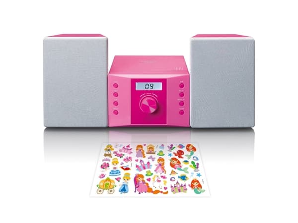 Lenco Micro CD/FM Bluetooth Radio Pink