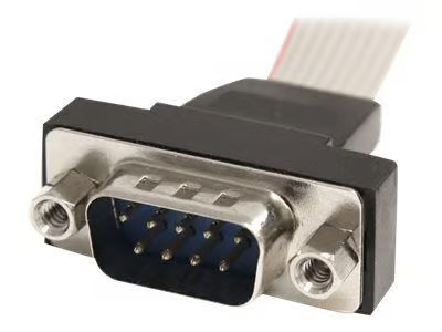 StarTech.com 16in 9 Pin Serial Male to 10 Pin Motherboard Header Panel Mount Cable