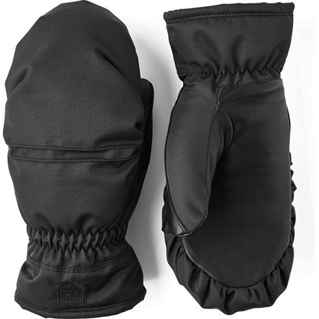 Hestra Primaloft Leather, laskettelurukkaset, naisten, musta – kuva 2/2