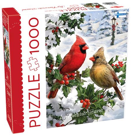 Tactic Puzzle Lovers Birds on Branch 1000 pcs puzzle