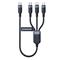 Joyroom S-A18 Multi-Use Series USB-A to USB-C / USB-C / Lightning / micro-USB cable 1,2m – kuva 2