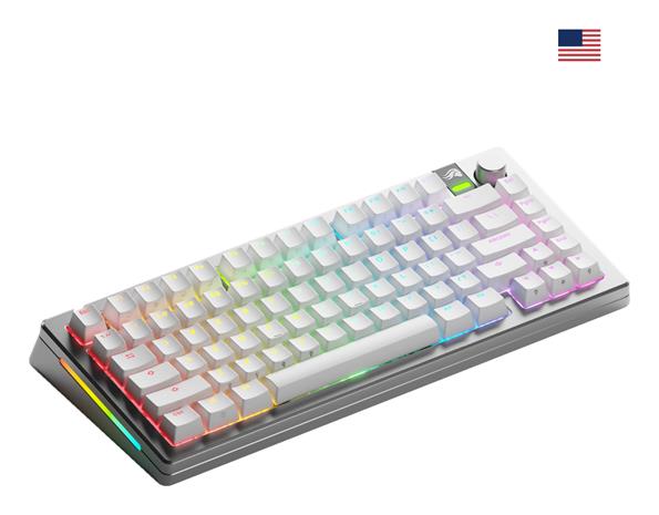 Glorious Gaming GMMK 3 PRO 75% Prebuilt Wireless Silver - US