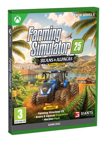 Farming Simulator 25 - Beans & Alpacas Edition, Xbox Series X -peli