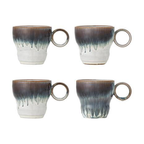Bloomingville Nigel muki 4-pack Sininen