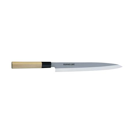 Bunmei Bunmei yanagi sashimiveitsi yksipuolinen 27 cm Ruostumaton teräs