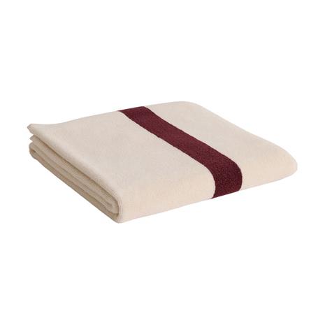 HAY Stripe pyyhe Burgundy, 70x140 cm