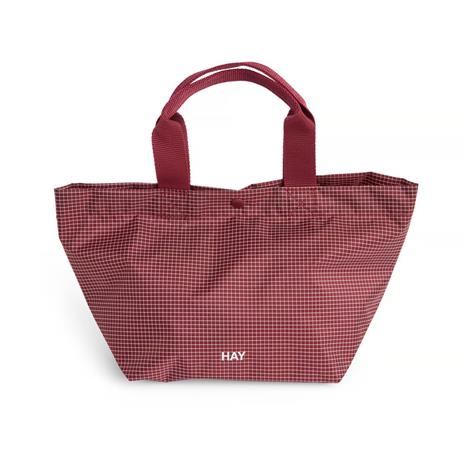 HAY - Grid Everyday Bag - Mini - Viininpunainen