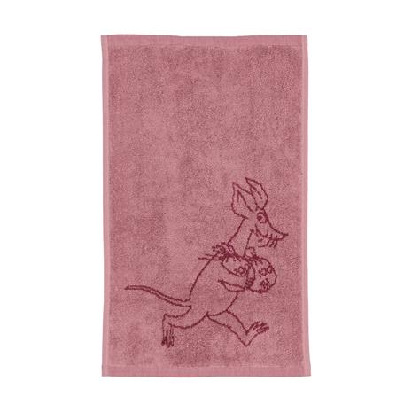 Moomin Arabia Moomin Pyyhe Sniff Malva 30x50 Cm - Pyyhkeet & Kylpypyyhkeet Luomupuuvilla Vaaleanpunainen - 1086266