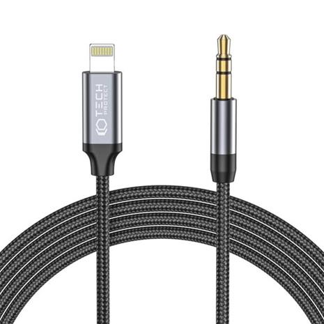 Tech-Protect UltraBoost Lightning audio cable / mini jack 3.5mm 1m - black