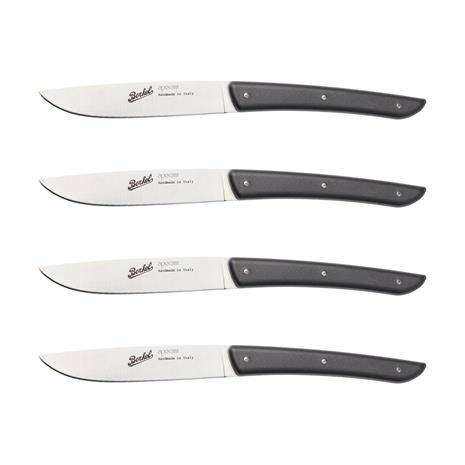 Köttkniv 4-pack, svart
