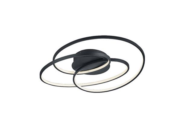 LED-kattovalaisin Gale, 60 cm, matta musta