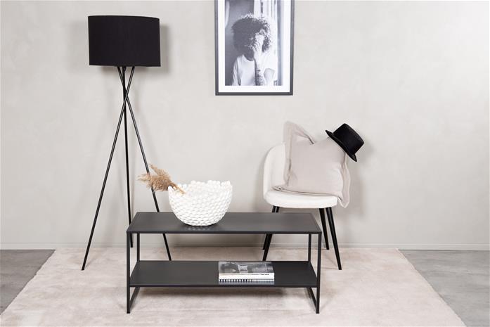 Pöytä, Staal, 43x102 cm, Musta