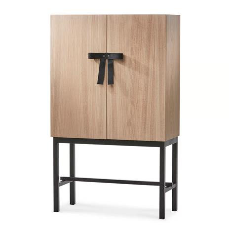 A2 The Bow Cabinet, White Oiled Oak