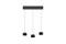 JUST LIGHT. Ballini LED-riippuvalaisin, musta, 3-valo, Switchmo – kuva 3