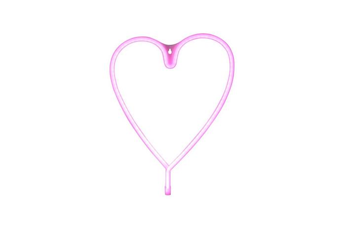 LED-seinävalaisin Neon Herz, USB