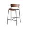 &Tradition Pavilion Bar stool Av7, walnut/Black – kuva 7