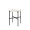 Gubi TS Side Table ä˜40 cm, Black / White Travertine – kuva 7
