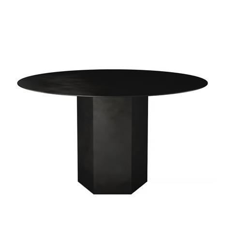 Gubi Epic Coffee Table ä˜130 Steel, Midnight Black