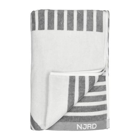 NJRD Stripes kylpypyyhe 100 x 150 cm Harmaa