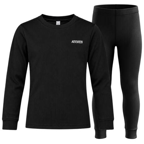 Accezzi Baselayer, alusasu, juniori, musta