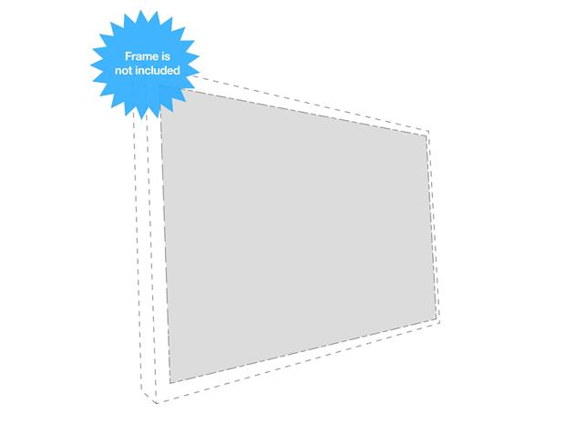 Multibrackets M Grey Plus Extra Cloth 16:9 120", valkokangas