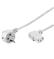 Pro Power cable C13 2x90° - Valkoinen - 2m – kuva 2