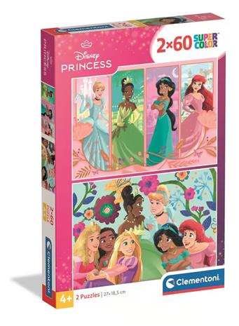 Palapeli 2x60 Super Color Prinsessa