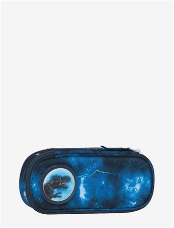 BECKMANN NORWAY Oval Pencil Case, Tech Rex - BLACK - One Size – kuva 2/2