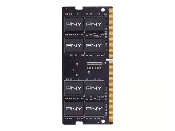 PNY Suorituskykyinen DDR4 16GB SO-DIMM 260-nastainen muisti, joka toimii nopeudella 3200MHz.