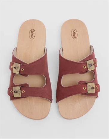 Scholl - Punainen - Pescura Flat Flex 2 Straps – kuva 3/4