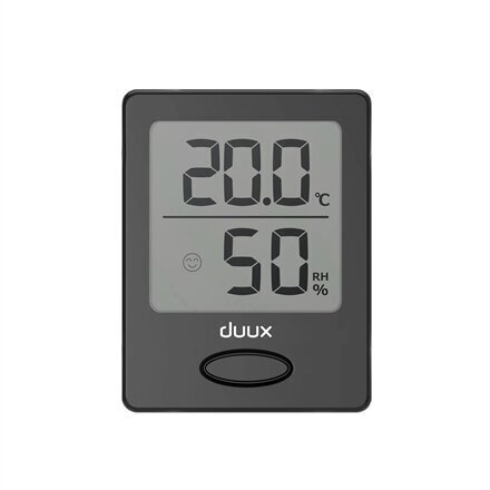 Duux Sense Hygrometer + Thermometer, Bla