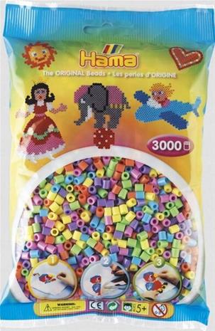 Hama Ironing Helmet mix-Pastel 3000pcs.