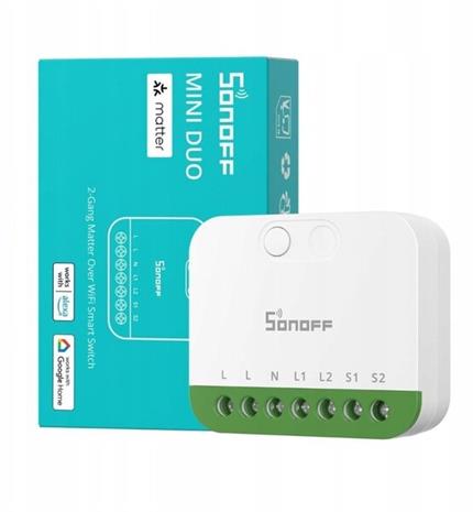Sonoff MINI?2GS Matter Two?Channel Mini Switcher