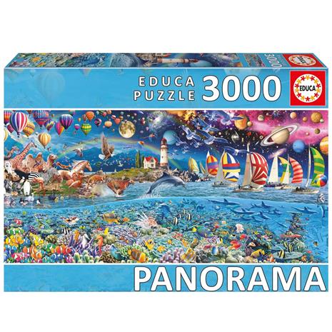 Pussel - EDUCA - Livspanorama - 3000 bitar