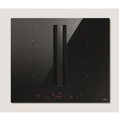 Elica NikolaTesla Alpha B BL/A/60 Musta Kiinteä 60 cm Keittoalueinduktioliesi 4 alue(tta) Sisäänrakennettu huppu PRF01