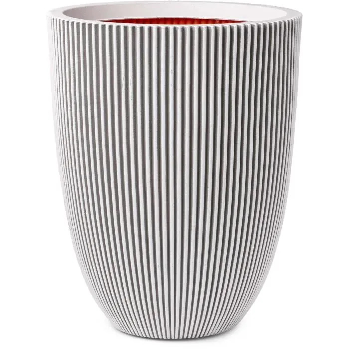 Capi Elegant maljakko Groove 34x46 cm norsunluu 445498