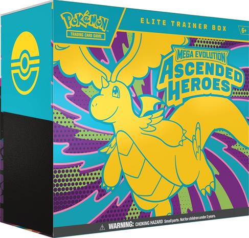 Pokemon TCG: ME02.5 Ascended Heroes - Elite Trainer Box KORTTI
