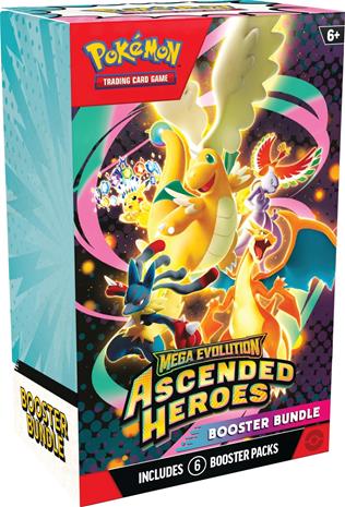 Pokemon TCG: ME02.5 Ascended Heroes Booster Bundle (6) KORTTI