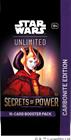 Star Wars Unlimited: Secrets of Power Carbonite Booster KORTTI