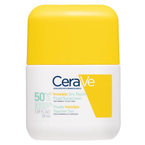 CeraVe Invisible Dry Touch Fluid Sunscreen SPF50+