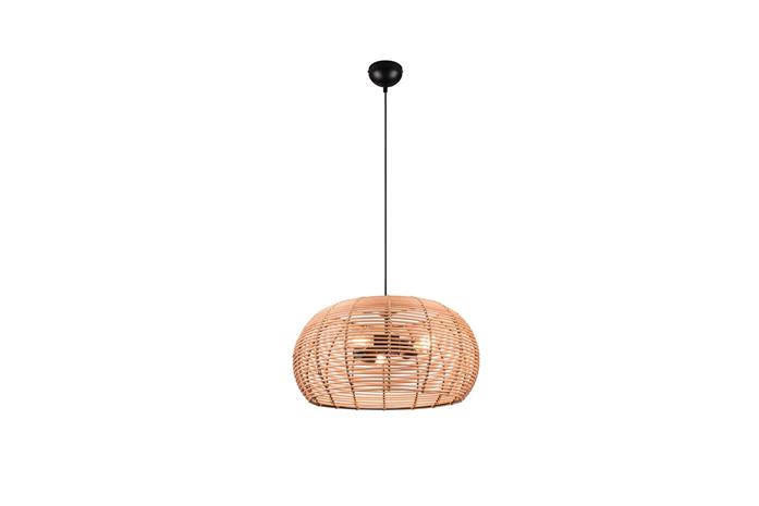 Trio Inga -riippuvalaisin 50 cm, E27, rottinki