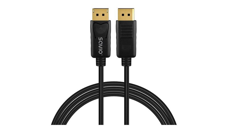 Savio displayport-kaapeli 1 m CL-204 – kuva 1/1