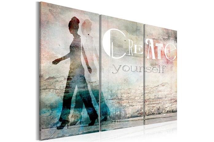 Kuva - Create yourself - triptych