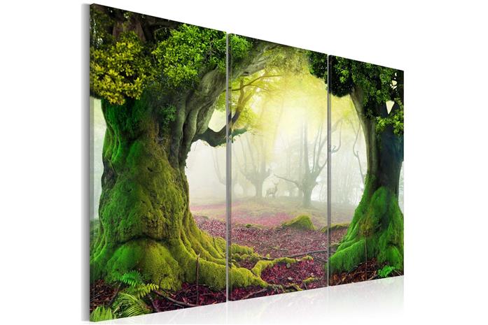 Kuva - Mysterious forest - triptych
