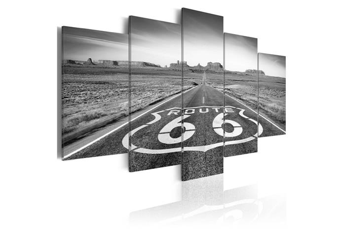 Kuva - Route 66 - black and white