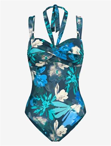 TRIUMPH Summer Fleur Opd - TURQUOISE - DARK COMBINATION - E x 40