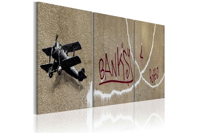 Kuva - Lentokone (Bansky)