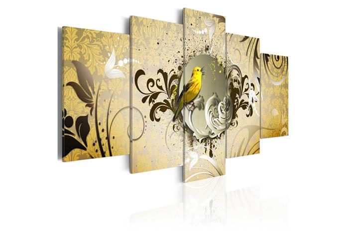 Kuva - Yellow bird singing