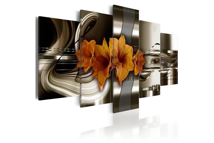 Kuva - Hippeastrum and Abstract Waves